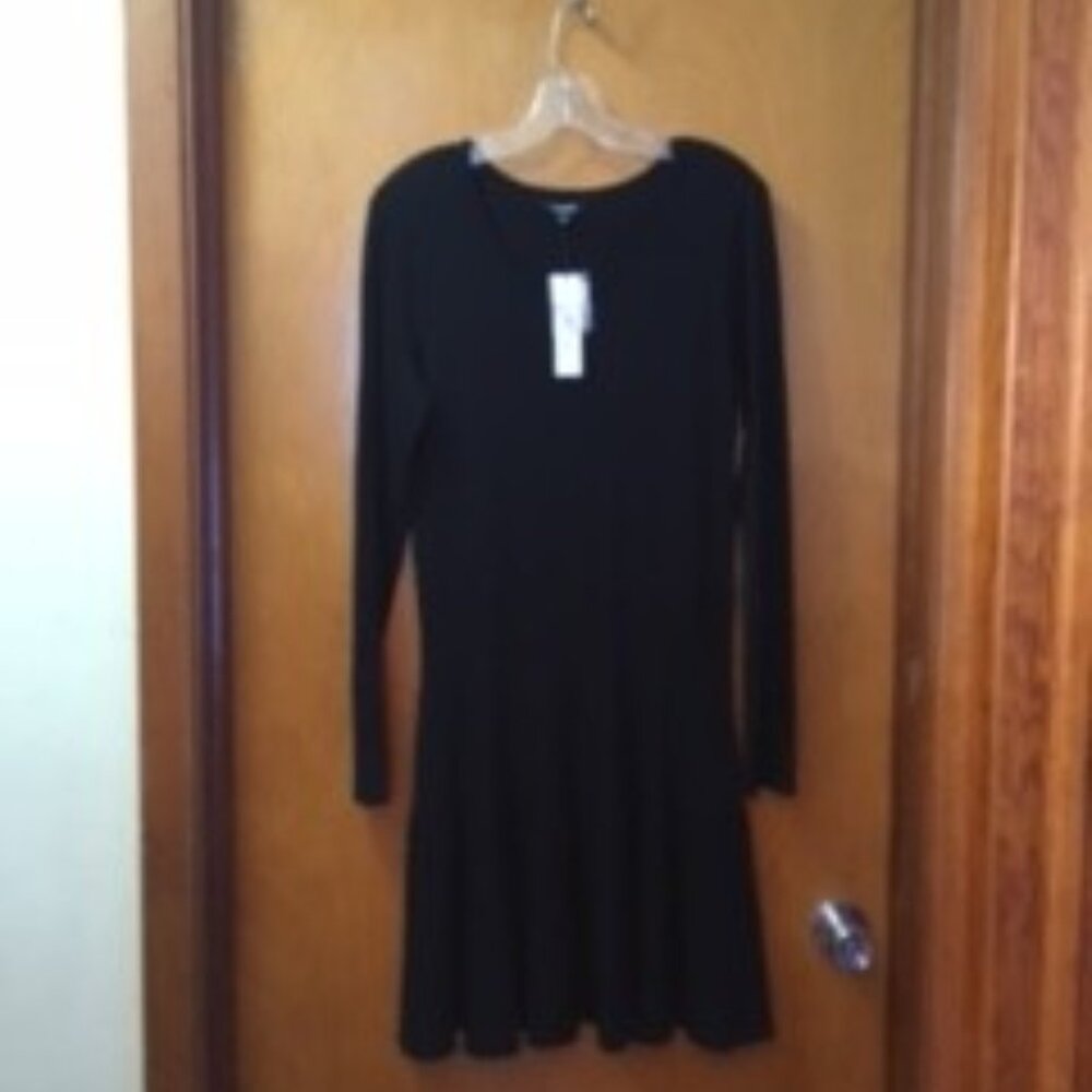 APT 9 Sweater Dress Black